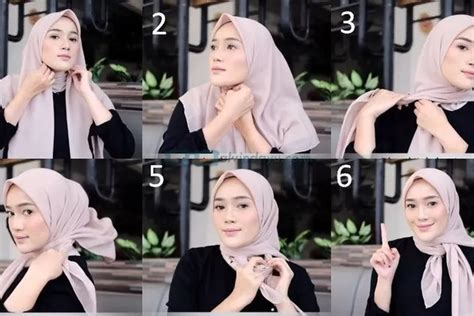 Rekomendasi Model Hijab Segi Empat Lilit Leher yang Cocok untuk Sehari-hari